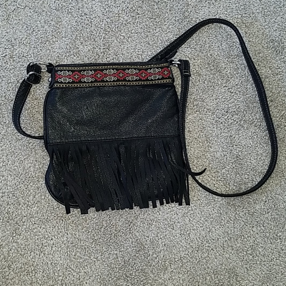 Aztec print crossbody purse